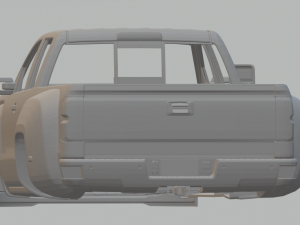 gmc sierra hd 3500 3D 打印模型
