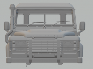 land rover defender 110 3D 打印模型