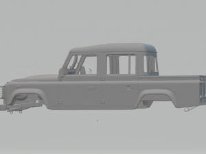 land rover defender 110 3D 打印模型