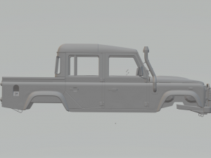 land rover defender 110 3D 打印模型