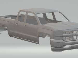 silverado 1500 3Dプリントモデル
