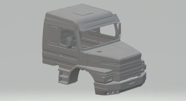 Scania 113 3D Print Model .c4d .max .obj .3ds .fbx .stl .blend 