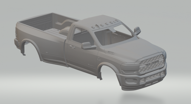 dodge ram 3500 Modelo de impresión 3D .c4d .max .obj .3ds .fbx .stl .blend 
