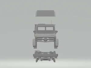 unimog u 4000-u 5000 3D Print Model