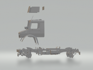 unimog u 4000-u 5000 Modèles 3D en vedette