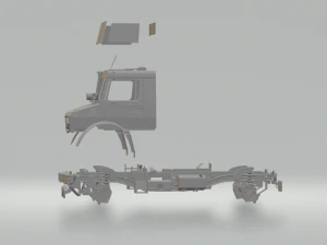 unimog u 4000-u 5000 3D Print Model
