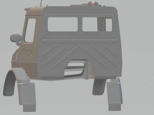 unimog u 4000-u 5000 Modèles 3D en vedette