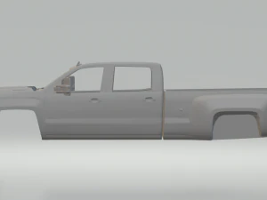 silverado 3500hd double cab 3D Print Model