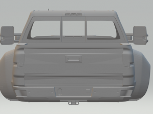 silverado 3500hd double cab 3D-printmodel