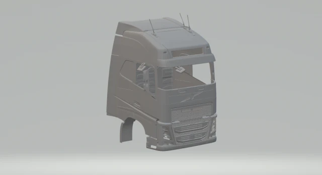volvo fh 2015 3D Print Model .c4d .max .obj .3ds .fbx .stl .blend