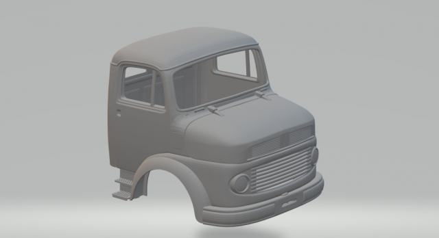 mercedes benz 1113 3D Print Model .c4d .max .obj .3ds .fbx .stl .blend