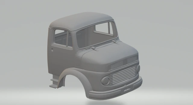 mercedes benz 1113 3D Print Model .c4d .max .obj .3ds .fbx .stl .blend 