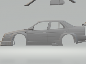 alfa romeo 155 itc Model Cetak 3D