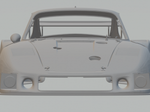 porsche 935 moby dick 3D Принт Модель