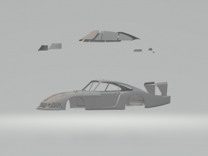 porsche 935 moby dick 3D Принт Модель