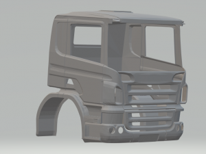 scania 114 day cab 3D Print Model