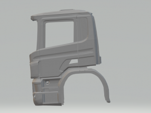 scania 114 day cab 3D Print Model