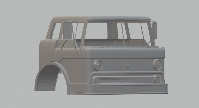 c 600 1957 cab Modello di stampa 3D .c4d .max .obj .3ds .fbx .stl .blend 