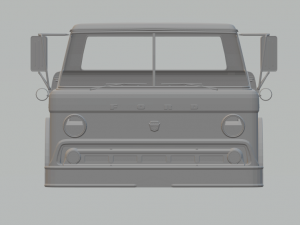 c 600 1957 cab Modello di stampa 3D