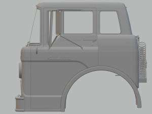 c 600 1957 cab Modello di stampa 3D