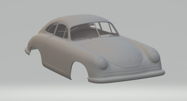 porsche 356 3D Print Model .c4d .max .obj .3ds .fbx .stl .blend 
