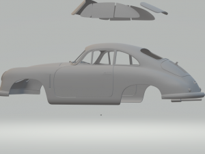 porsche 356 3D Print Model