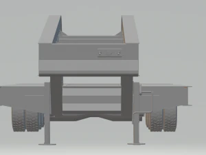 lowbed transport trailer 3D Print Model