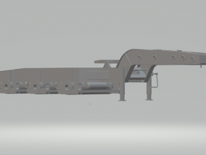 lowbed transport trailer 3D Print Model