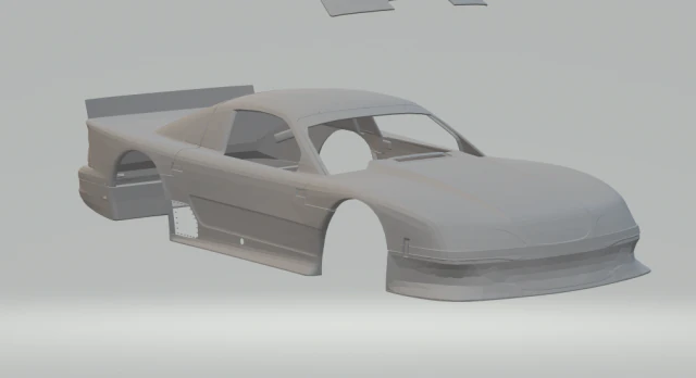 mustang cobra scaa 3D Print Model .c4d .max .obj .3ds .fbx .stl .blend 