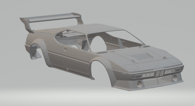 m1 procar dtm lemans 3D Print Model .c4d .max .obj .3ds .fbx .stl .blend 
