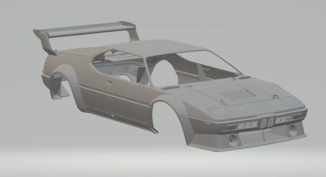 m1 procar dtm lemans 3D Print Model .c4d .max .obj .3ds .fbx .stl .blend