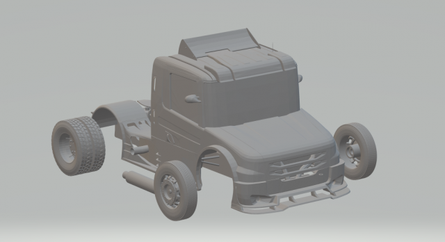 scania 114 f truck brazil Modelo de impresión 3D .c4d .max .obj .3ds .fbx .stl .blend 