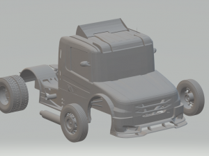 scania 114 f truck brazil 3D Print Model
