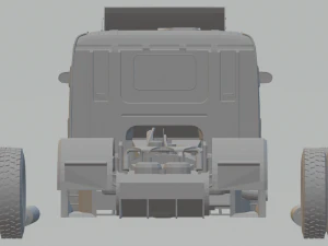 scania 114 f truck brazil 3D Print Model