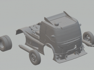 cargo f-truck 3D Print Model