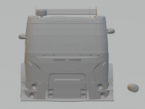 cargo f-truck 3D Baskı Modeli