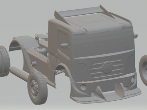 vw constellation formula truck 3D Print Model