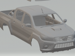toyota hilux 3D Print Model