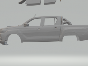 toyota hilux 3D Print Model