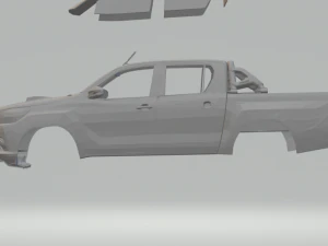 toyota hilux 3D Print Model