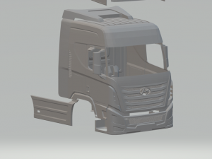 hyundai xcient 3Dプリントモデル