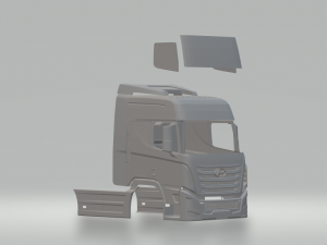 hyundai xcient Modèles 3D en vedette