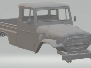 toyota pj 86 bandeirantes Model Cetak 3D