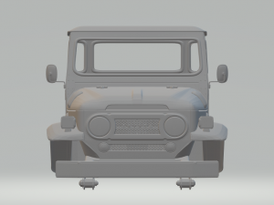 toyota pj 86 bandeirantes 3D प्रिंट मॉडल