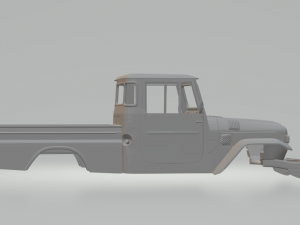 toyota pj 86 bandeirantes 3D प्रिंट मॉडल