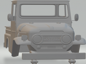 toyota pj 86 bandeirantes 3D प्रिंट मॉडल