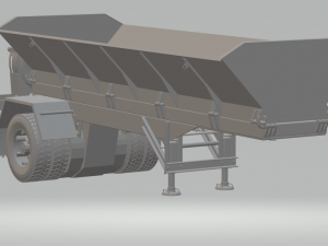 dumper trailer classic 3D Print Model