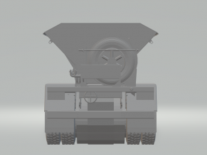 dumper trailer classic 3D Baskı Modeli