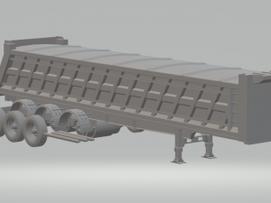 dumper trailer 3D Print Model
