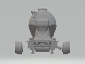 silo grain trailer 3D Принт Модель